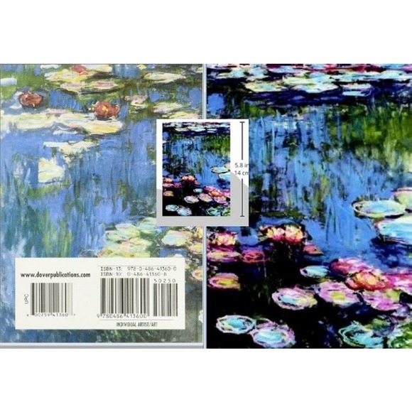 3 x Monet Water Lilies Notebook (Decorative Notebooks) [Paperback] Monet - Picture 1 of 1